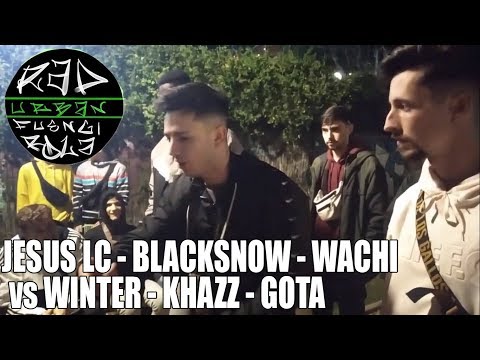 (BATALLON) JESUS LC - BLACKSNOW - WUACHI vs WINTER - KHAZZ - GOTA | SEMIS 3vs3 URBAN RAP