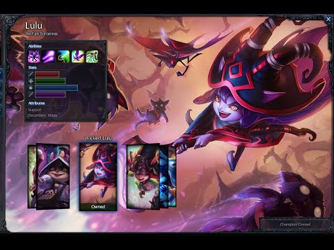 Wicked Lulu Skin Spotlight Gameplay 1080p HD