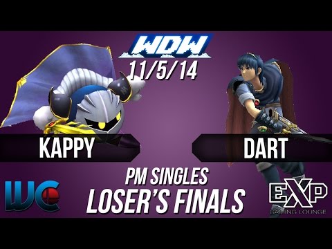 WDW 11/5/14 - Kappy (MK) vs Dart (Marth/Falco) PM Loser's Finals
