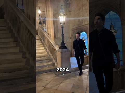 Went to the ACTUAL filming location of the Hogwarts stairs in Oxford 😭!#Oxford#Hogwarts#HarryPotter