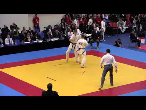 Трамбецкий Андрей - Дроздов Александр Чемпионат России 2016 по кекусинкай (IFK)