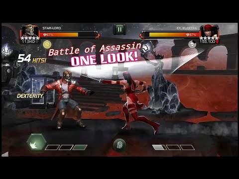 Rank 5/65 StarLord VS Elektra LYBRINTH OF LEGENDS - Marvel Contest of Champions