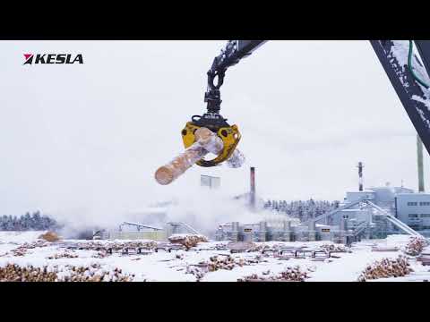 KESLA 2112T industrial crane in action