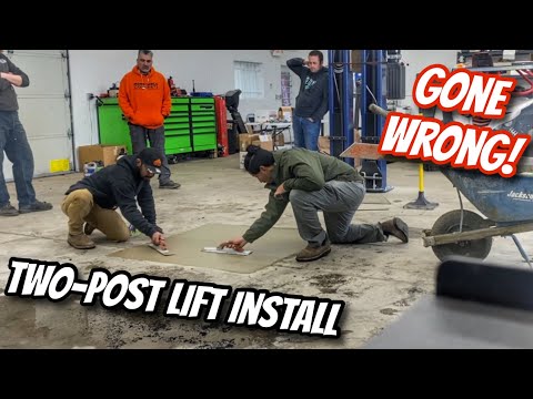 Shop Project! - Two-Post Lift Install