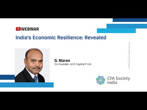 India’s Economic Resilience: Revealed |  G. Maran, Co-Founder, Unifi Capital P Ltd.