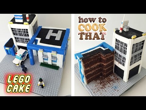 LEGO CITY POLICE CAKE How To Cook That Ann Reardon (LEGO CITY POLICE CAKE How To Cook That Ann Reardon)