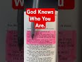 God Knows You Completely. Psalm 139:1-4 #God Of #Israel #Bible
