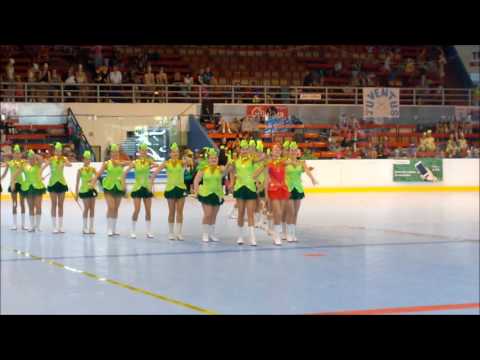 ELITÉ OSTRAVA, 2016, pochodové defilé juniorky baton Minís