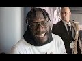 DEONTAY WILDER IMMEDIATE REACTION AFTER WEIGH IN, SAYS HE IS HAPPY BEING BACK AT HIS NORMAL WEIGHT