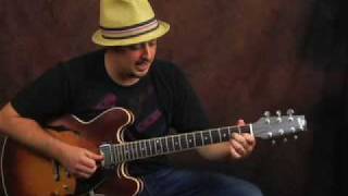 Funk R&B Rhythm playing electric guitar lesson funky blues