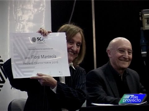 Premio trayectoria a la Arq  Flora Manteola