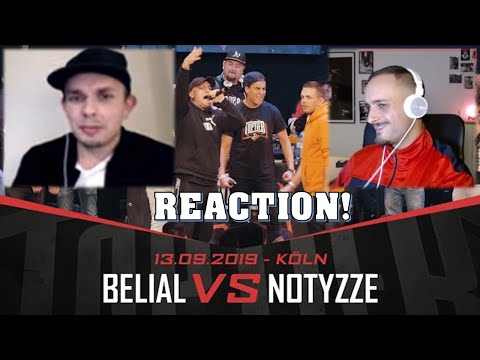 BELIAL VS NOTYZZE (MEIDI & NOTYZZE) REACTION