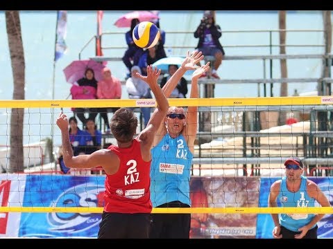 2018 Asian Senior Beach Volleyball Championships | Men's 3rd place match KAZ v KAZ