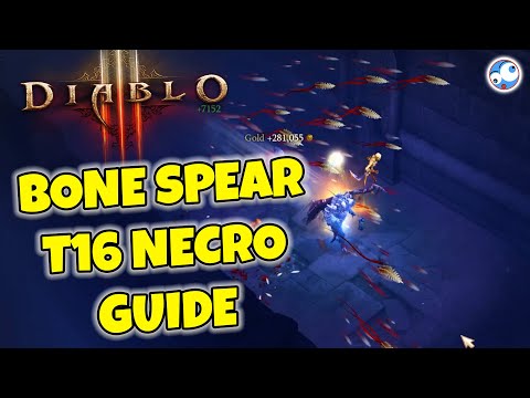 Torment 16 Bone Spear Necromancer Build Guide - Key Farming Season 28 Diablo 3 Alter of Rites