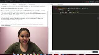 YouTube video 'Unique Email Addresses - LeetCode 929 Python'