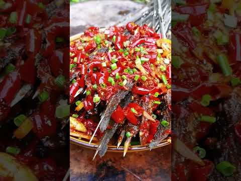 【ASMR MUKBANG】Must-eat Loach Skewers in Summer#spicy #shorts #Chinese Food #tasty #loach