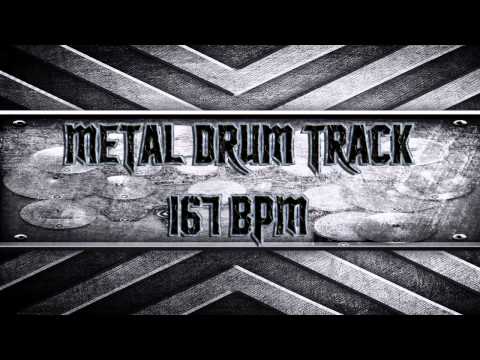Metal Drum Track 167 BPM (HQ,HD)
