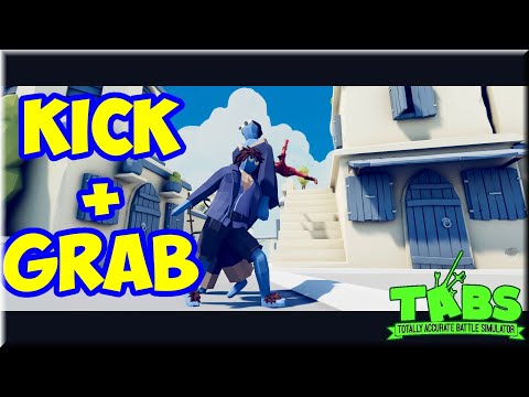 Kick+Grab! Taekwondo and Halfling vs Every Unit + Bonus - TABS Unit Possession Update