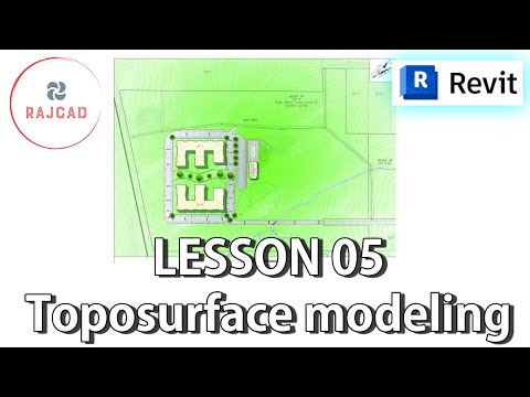 Autodesk Revit Architecture Tutorial - Lesson 11 - Topo surface Modeling