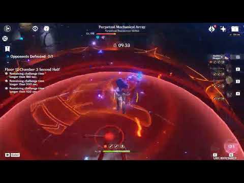 Abyss 2.7 Speedrun 12-3-2 (Around 37 sec)