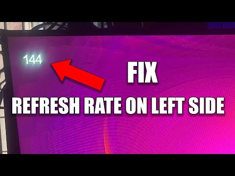 How To Fix Refresh Rate Showing Top Left Corner in...