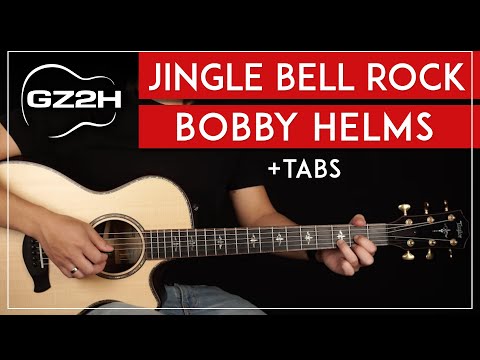 Jingle Bell Rock Guitar Tutorial Bobbly Helms Acoustic Guitar Lesson |Chords + Strumming|