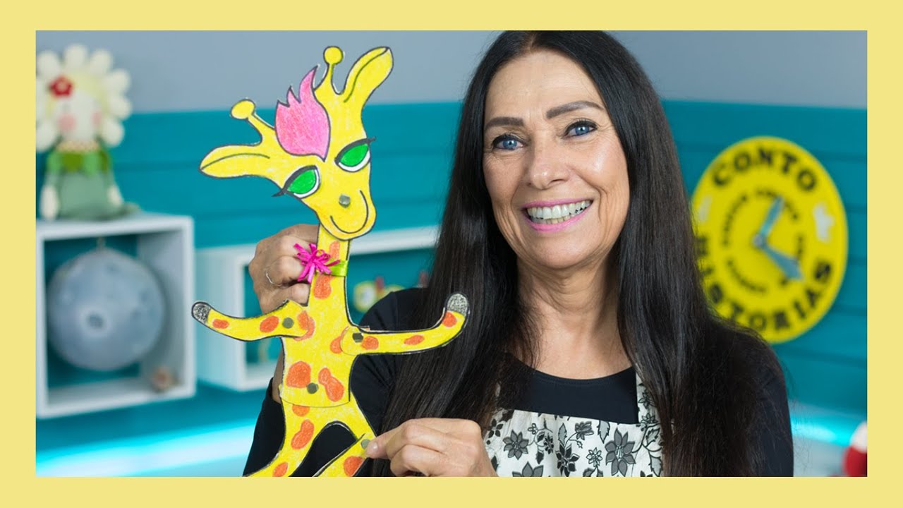 Girafa articulada dançante! - Contação de histórias