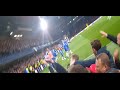 Chelsea Vs Spurs 2-2 from East stand lower With goals and reactions HD