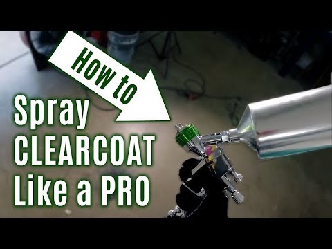 How-To Spray CLEARCOAT Like a Professional! Atom X21...