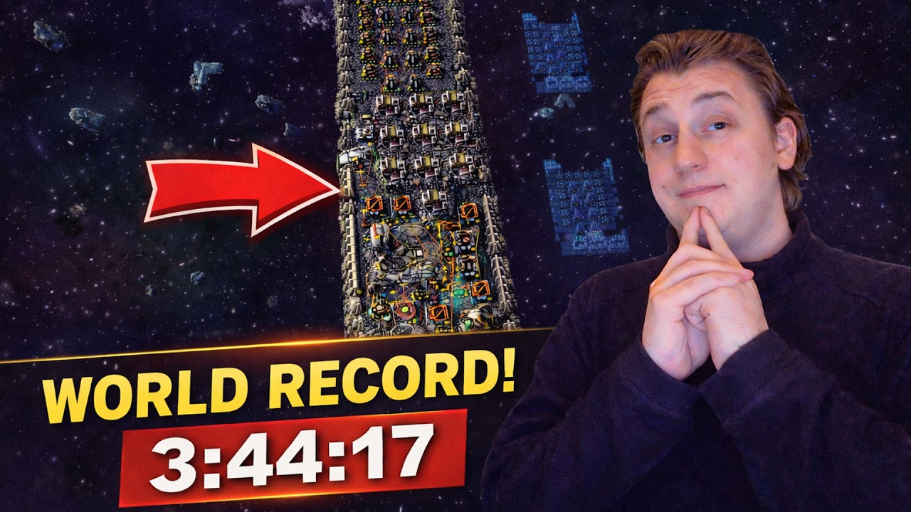 Space Age World Record in 3:44:17 | Any% Random Seed w/ Blueprints Speedrun (RSNG+)