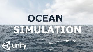 Ocean waves simulation with Fast Fourier transform