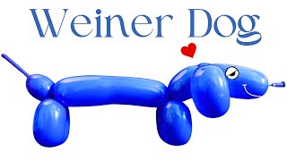 Beginner's Guide to Making a Dog Balloon Animal - Dachshund Weiner Dog