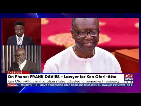 Ken Ofori-Atta has not been notified of any criminal charges pending against him in any jurisdiction