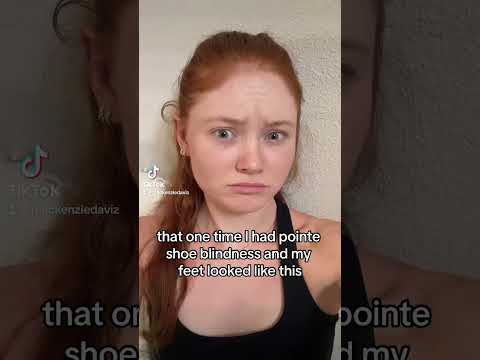 POINTE SHOE BLINDNESS 😭 #ballet #ballerina #pointe #pointeshoes