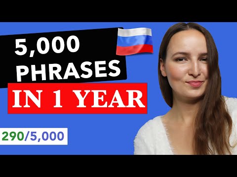 LEARN 5,000 RUSSIAN PHRASES IN 1 YEAR  |  290/5000