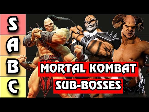 The ULTIMATE Mortal Kombat SUB-BOSS Tier List