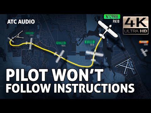 Pilot REFUSES to follow ATC instructions. Pilot deviation. Real ATC Audio