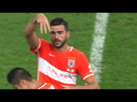 Graziano Pelle amazing goal  Shandong Luneng  1-1 Chongqing Lifan