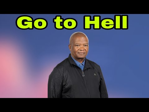 Minister Bantu Holomisa calls a Voter to GO TO HELL.