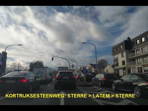 Gent, Kortrijksesteenweg in Sint Denijs Westrem