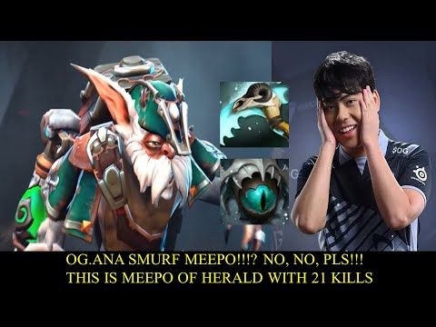 OG ANA SMURF MEEPO!!!? NO, PLS, NO!!  MEEPO OF HERALD  WITH 20 KILLS