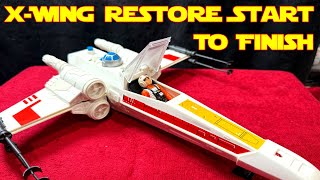Restoring a 1978 Star Wars X-wing From Start to Finish