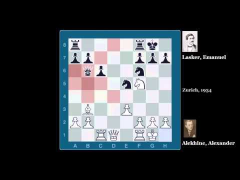 Attacking Chess Series #03 - Alexander Alekhine vs Emanuel Lasker