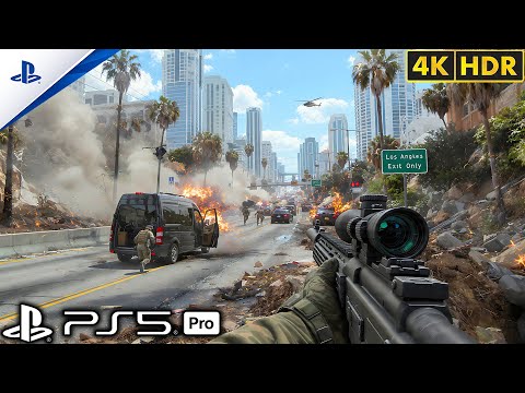 (PS5) U.S. Army Recon Los Angeles Aftermath | Ultra Realistic Gameplay [4K60FPSHDR] Call of Duty