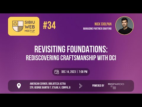 Sibiu Web Meetup #34 - Revisiting Foundations