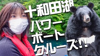 【青森の絶景旅行】最高時速100kmの軍用ボートで爆走！十和田湖パワーボートクルーズが激しすぎてヤバい！！