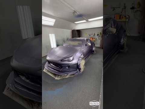 Wide-body, bagged FRS color change!! Full video is up on our YouTube channel! #jdm #frs #brz