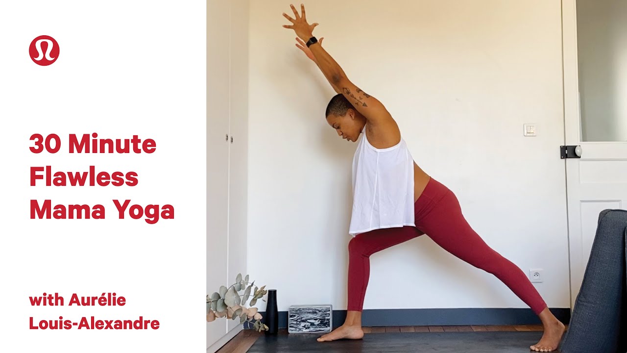 30 Minute Pre & Postnatal Yoga with Aurelie Louis-Alexandre | lululemon - YouTube