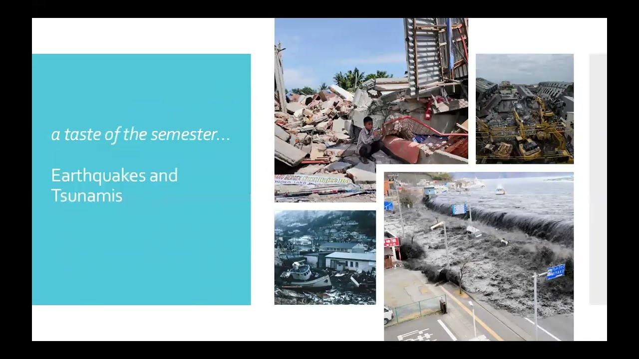 Lecture 1 - Introduction to Disasters and Hazards