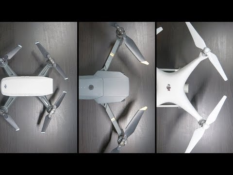 DJI Spark vs. Mavic Pro vs. Phantom 4 Pro High Wind Hover Test